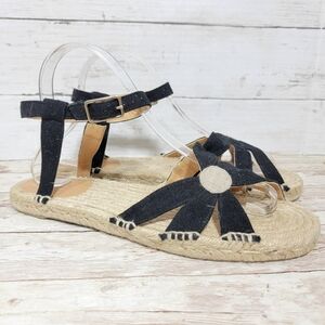 Castaner Black and Tan Sandals